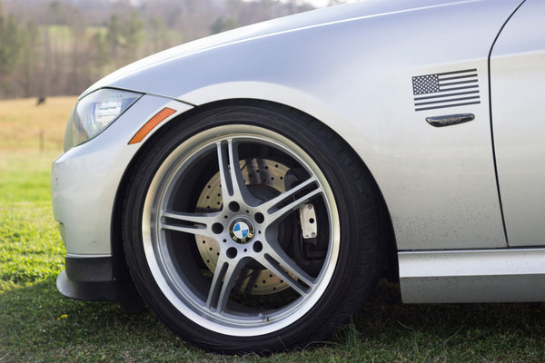 American Flag Decals set of 2, Driver & Passenger Side, 6"